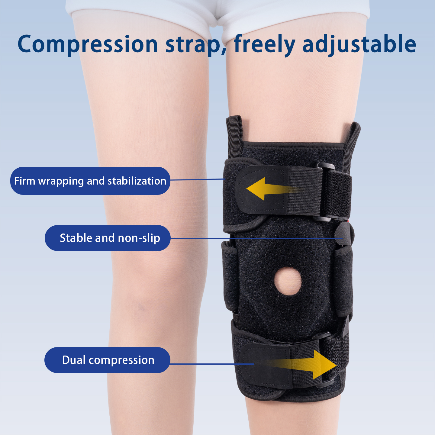 Adjustable knee sleeve with la - Compression Sleeve Calf review and price