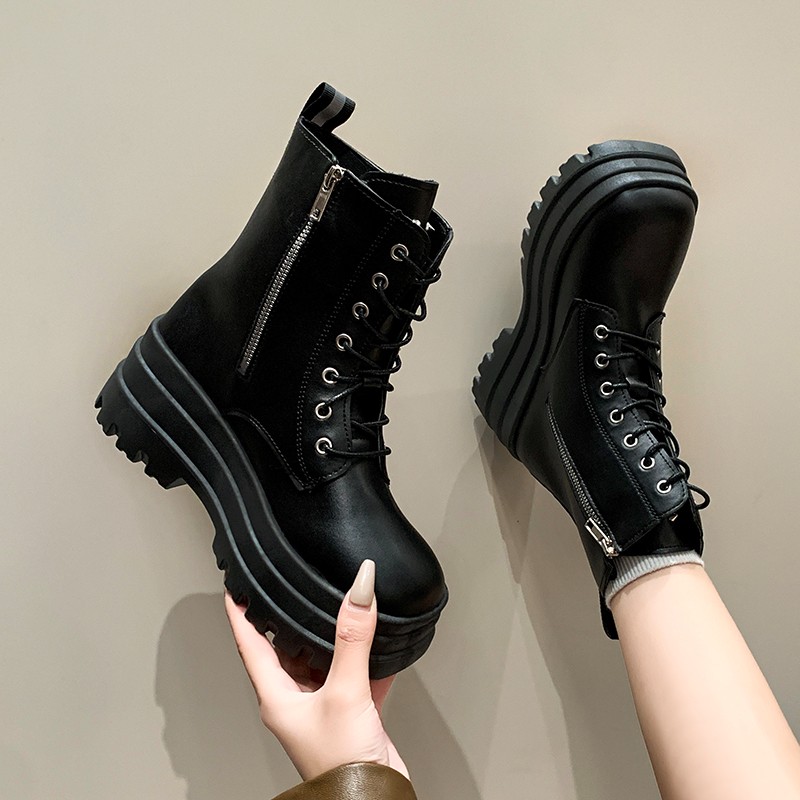 Fall/Winter New Side Zip Platf - No Show Sock Women review and price