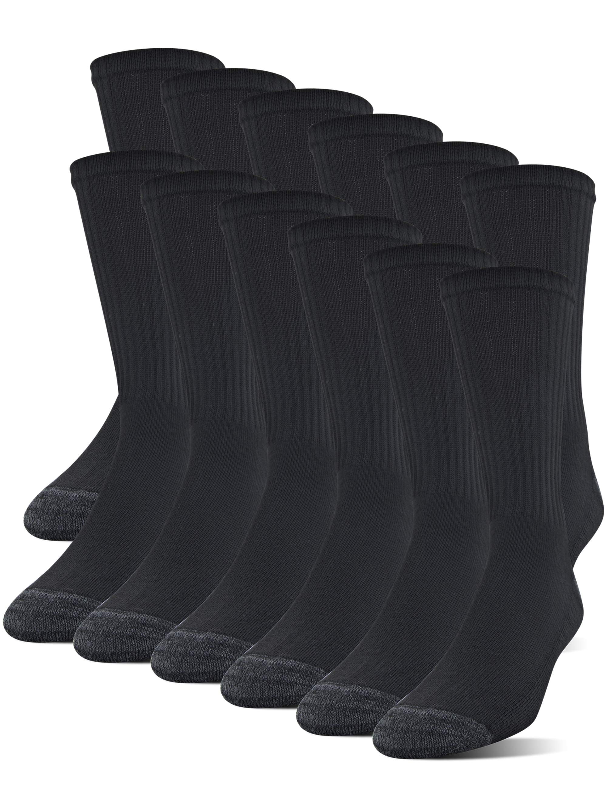 12 Pairs Mens Half Cushion Cre - Cotton Crew Sock Pack review and price