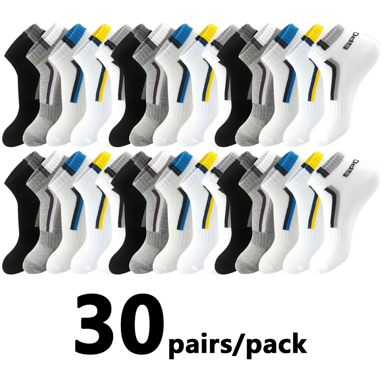 30Pairs Men's Mesh Breathable  - Ankle Sock Low Cut review and price
