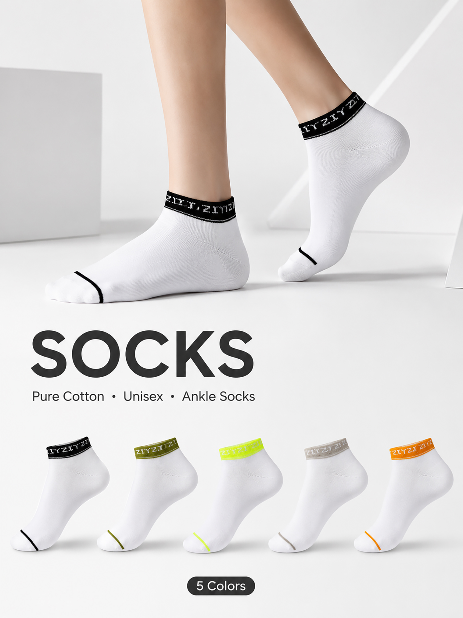5 Pairs Men's Color Block Ankl - Ankle Sock Low Cut review and price