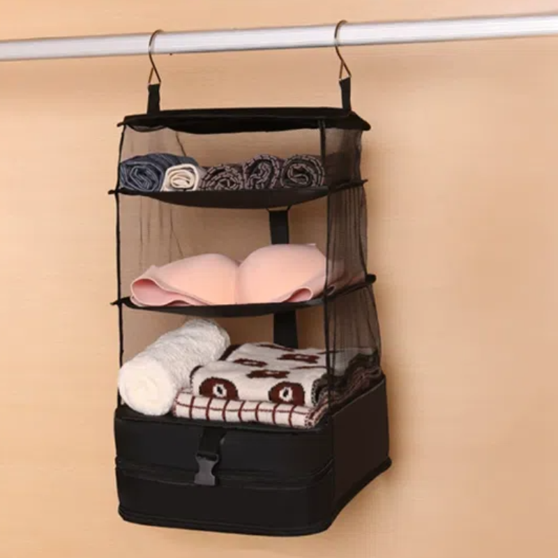 3-in-1 Travel Clothes Storage  - Sock Organizer Tray review and price